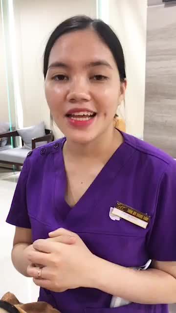 Làn da của chị Lan Anh đến từ Nghệ An bị tổn thương nặng nề do điều trị nám sai cách ở cơ sở không uy tín !