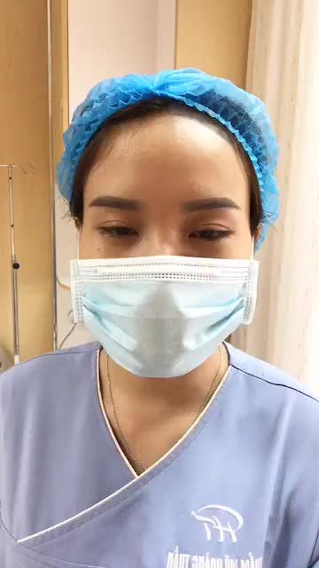 Mí không rõ, mắt một mí đã thành 2 mí chỉ sau 7 phút nhấn mí 5 điểm Dr Hoàng Tuấn.