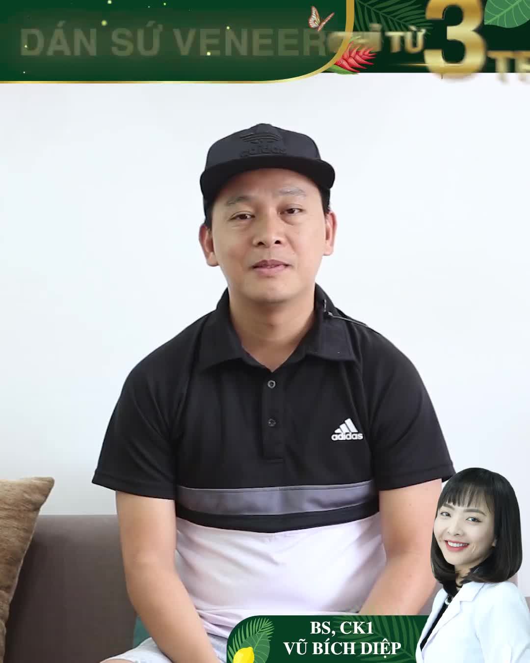 Vì thói quen hút thuốc lá, uống trà, cà phê mà hàm răng của anh Chí ngày càng bị xỉn màu, khiến anh cảm thấy không tự tin khi cười.