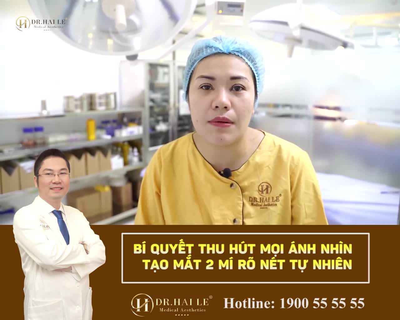 THU TRANG khẳng định cắt mí tại Dr.Hải Lê không cần sự đánh đổi gì để được đẹp…