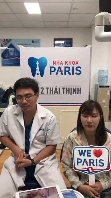 Kh Thuỳ Linh ( 1993 ) niềng răng mắc cài kim loại thông minh của bác sĩ Vũ Đình Công đã được 2 năm tại hệ thống nha khoa Paris chi nhánh 12 Thái Thịnh