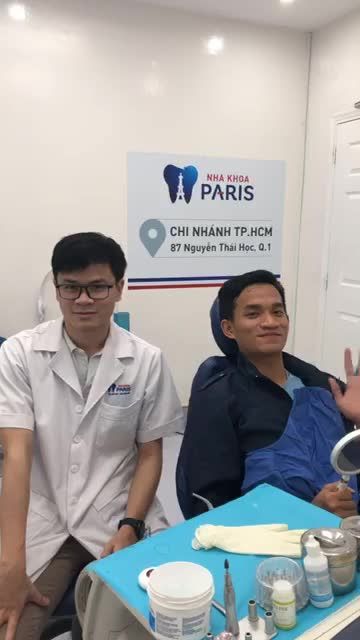 Khách hàng Phan Đức Thọ sau 5 tháng chỉnh nha với chuyên gia Bác sĩ Hồ Nhật Anh tại nha khoa Paris 87 Nguyễn Thái Học, P. Cầu Ông Lãnh, Q1, TP. HCM