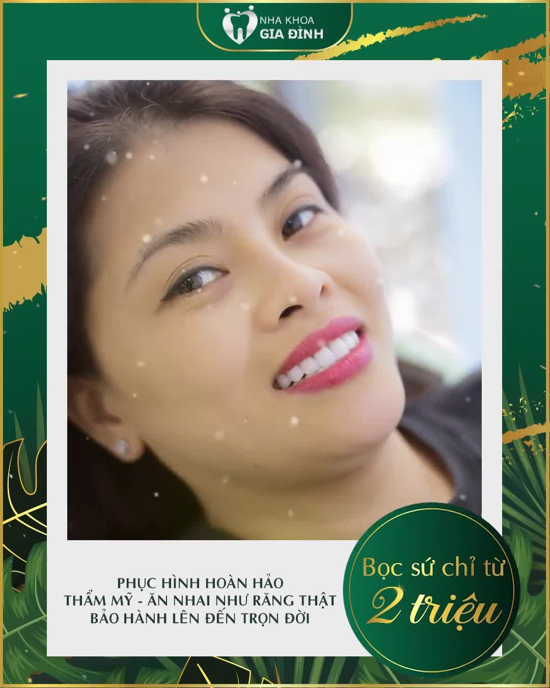 Cùng nghe chị Lương chia sẻ cảm nhận của mình sau khi thẩm mỹ trọn bộ răng sứ cao cấp tại Nha khoa Gia Đình nhé!