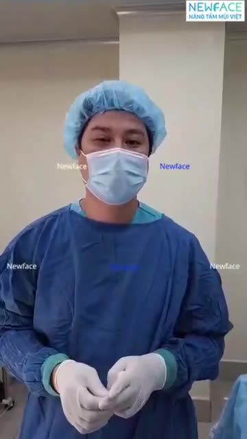 CA PHẪU THUẬTNÂNG MŨI BẰNG SỤN SƯỜN ĐÃ XONG