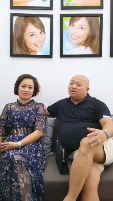 Vợ chồng anh Thanh Hải cùng nhau thay đổi nụ cười tại nha khoa Gia Đình