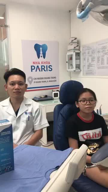 Khách hàng Trần Thu Minh sinh năm 2009 sống tại Hai Bà Trưng sử dụng dịch vụ chỉnh nha mắc cài kim loạ tự buộc