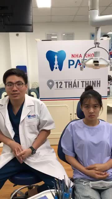 Cảm nhận Khách hàng Phạm Nhật Linh sau khi gắn mắc cài kim loại thường tại nha khoa Paris 12 Thái Thịnh
