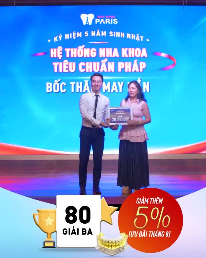 1 TỶ ĐỒNG tài trợ GIẢI CỨU răng sứ hỏng