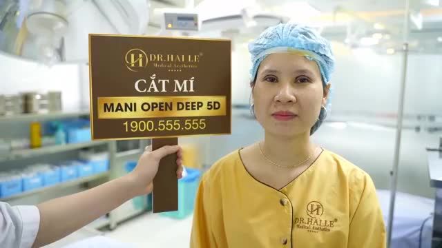 Trẻ trung xinh đẹp chỉ sau 45 phút cắt mí Mani Open Deep 5D tại Dr.Hải Lê bạn có tin?
