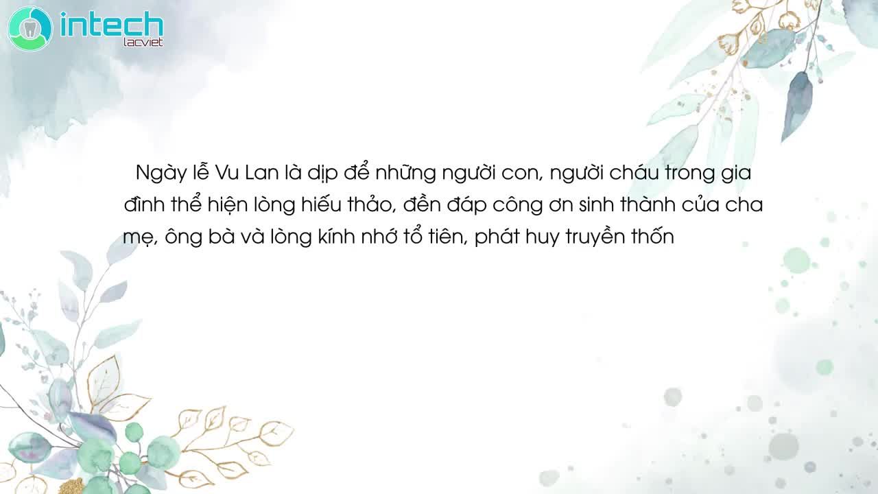 MỪNG VU LAN BÁO HIẾU - BIẾU CHA MẸ NỤ CƯỜI