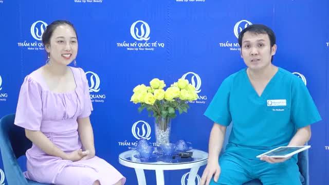Bác sĩ Vũ Quang phân tích dáng mũi ngay khi tháo nẹp sau 7 ngày tại Thẩm Mỹ Quốc Tế VQ