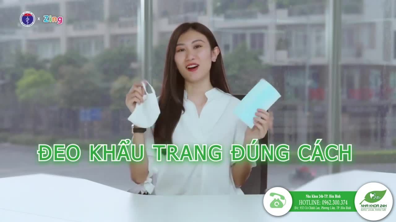 Hướng Dẩn Đeo Khẩu Trang Mùa Covid-19
