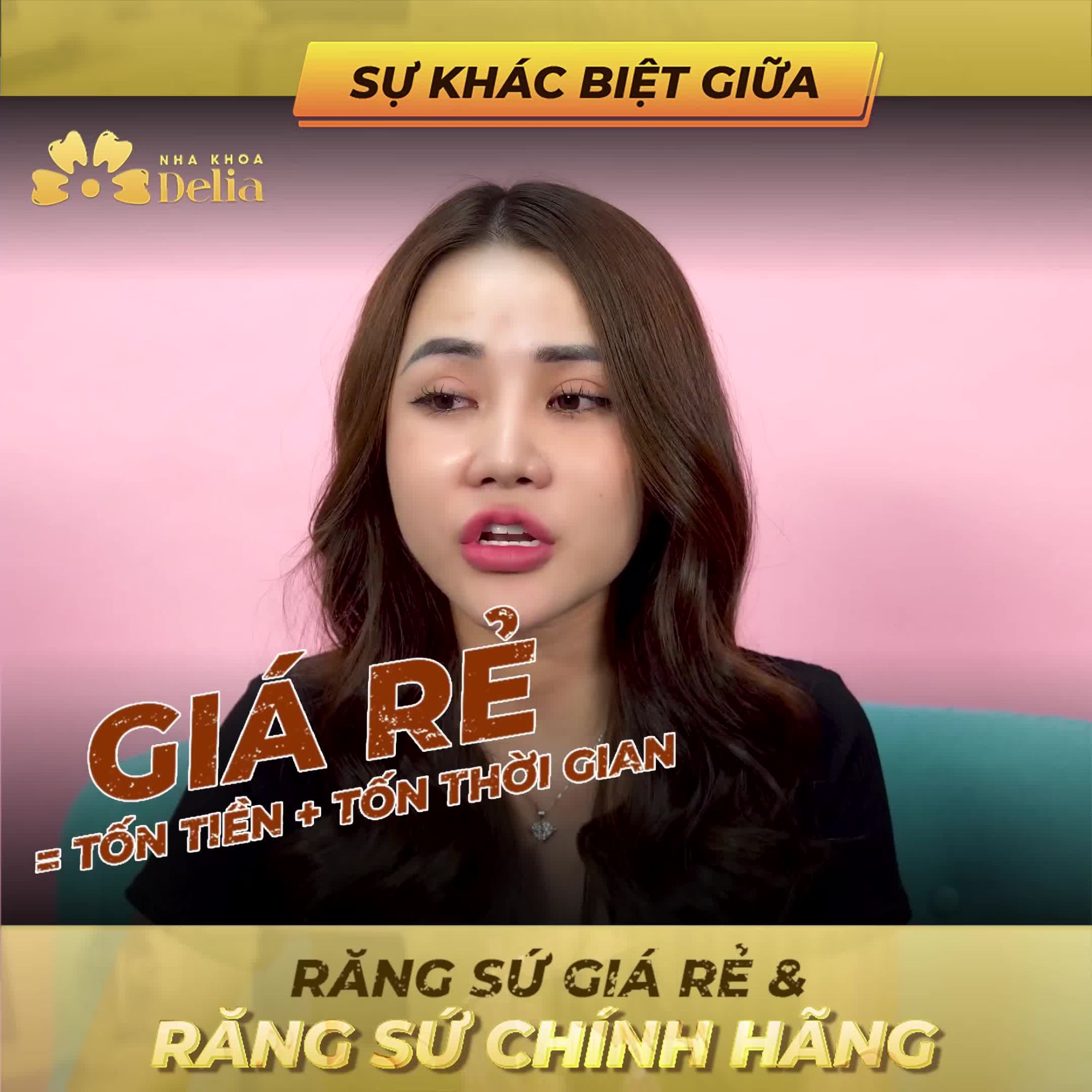 Ở DELIA CHỈ CÓ RĂNG SỨ CHÍNH HÃNG - CẤP THẺ BẢO HÀNH