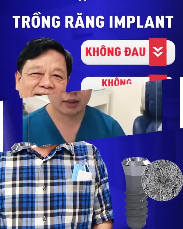 Khôi phục răng mất Không đau-Rất thoải mái