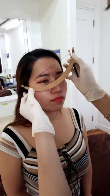Quy trình thiết kế chân mày cho khách hàng tại phòng Spa Kangnam