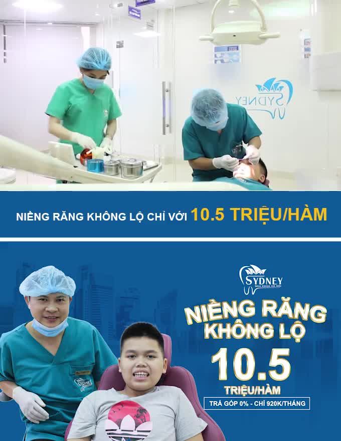 NIỀNG RĂNG KHÔNG GIỚI HẠN ĐỘ TUỔI