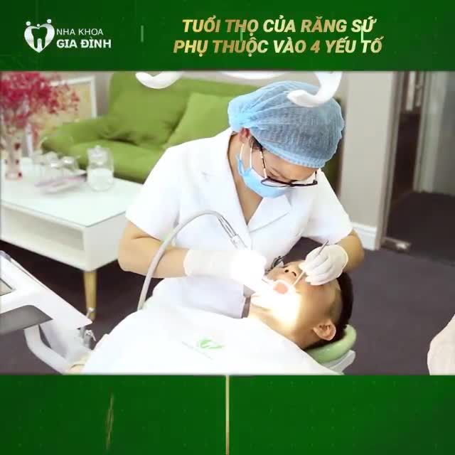 TUỔI THỌ CỦA RĂNG SỨ PHỤ THUỘC VÀO NHỮNG YẾU TỐ NÀO