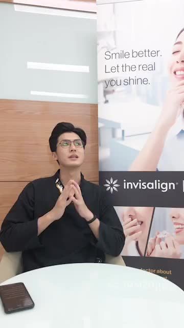 Anh Giáo Nhữ Ngọc Nguyên Trực đến đổi khay sau 2 tháng chỉnh nha Invisalign