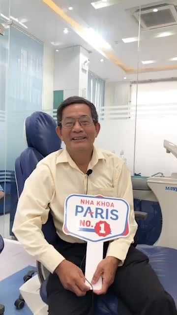 Cảm nhận của chú Vinh sau khi gắn 17 răng sứ Tại nha khoa Paris 97 Cộng Hoà
