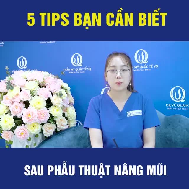 5 TIPS NÂNG MŨI BẠN CẦN BIẾT SAU KHI NÂNG MŨI !