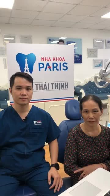 Khách hàng Nguyễn Quỳnh Hoa lắp hai răng sứ Bio Paris