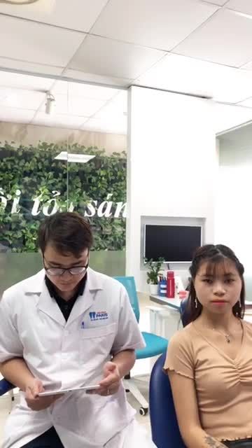 Khách hàng Lù Thị Lợi bọc 4 răng sứ Dio Paris