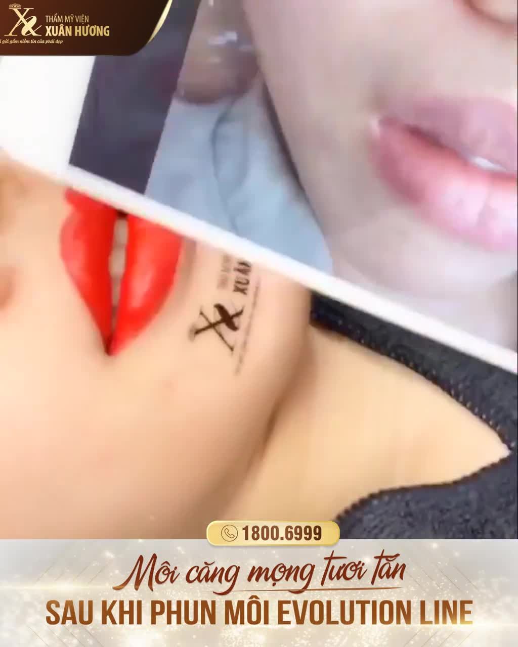 PHUN MÔI XONG MÀ NHƯ THOA SON LÌ