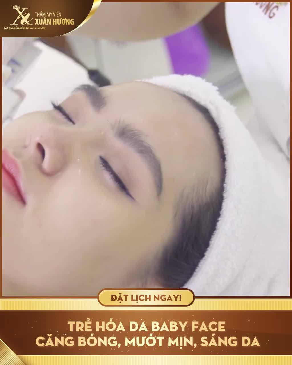 1 BUỔI TRẢI NGHIỆM BABY FACE HỒI SINH LÀN DA XUỐNG CẤP, KHẮC PHỤC NGAY LẬP TỨC MỌI KHUYẾT ĐIỂM