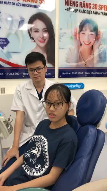 Kh Diễm Hằng sn 2003 sống tại Quận 7, kh sử dụng dịch vụ chỉnh nha mắc cài kim loại thường và đã có thay đổi rõ rệt sau 6 tháng , do bác sĩ Nhật Anh thực hiện tại Nha Khoa Paris 87 Nguyễn Thái Học