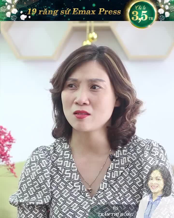 Chỉ sau 2 lần hẹn cùng chuyên gia, áp dụng phương pháp thẩm mỹ răng sứ, chị Hường đã có được hàm răng sáng đẹp, nụ cười như ý.