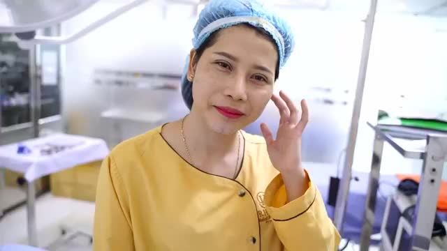 Mời quý khách hàng cùng theo dõi Combo Cắt mí + Độn cằm vừa thực hiện xong + Kết quả Nâng mũi sau 2 năm đẹp ngoài sự mong đợi của khách hàng