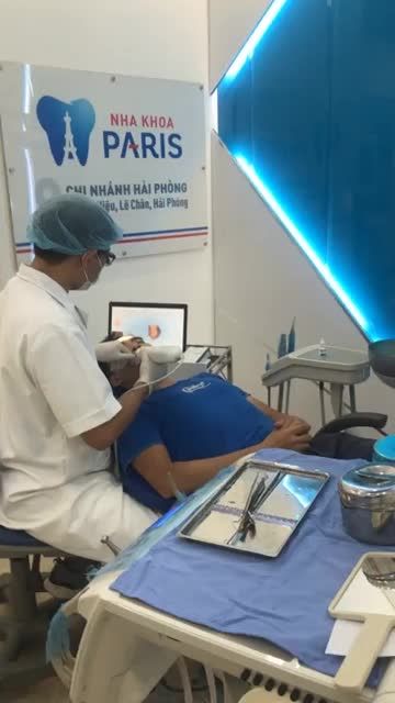 Scan lấy dấu chỉnh nha khay trong suốt tại nha khoa Paris Hải Phòng