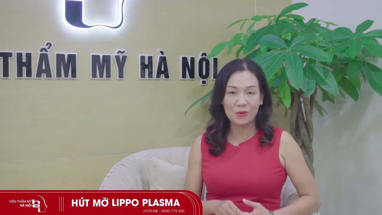 Chị khách của Viện thẩm mỹ Hà Nội đã thay đổi như thế nào sau khi thực hiện hút mỡ Lipo plasma???
