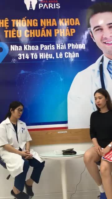 Phỏng vấn khách hàng chỉnh nha khay trong tại Paris Hải phòng Khách hàng : Phạm Thị Kiều Diễm Bác sỹ thực hiện : Bác sỹ Phạm Thị Hạnh