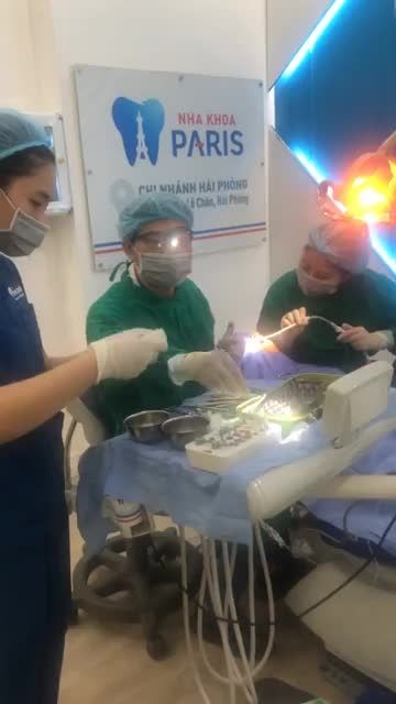 PHẪU THUẬT TRỒNG RĂNG IMPLANT TRỤ HÀN QUỐC TẠI NHA KHOA PARIS HẢI PHÒNG.