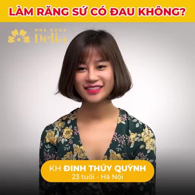 LÀM RĂNG SỨ TẠI DELIA CÓ ĐAU KHÔNG XEM NGAY VIDEO ĐỂ BIẾT!