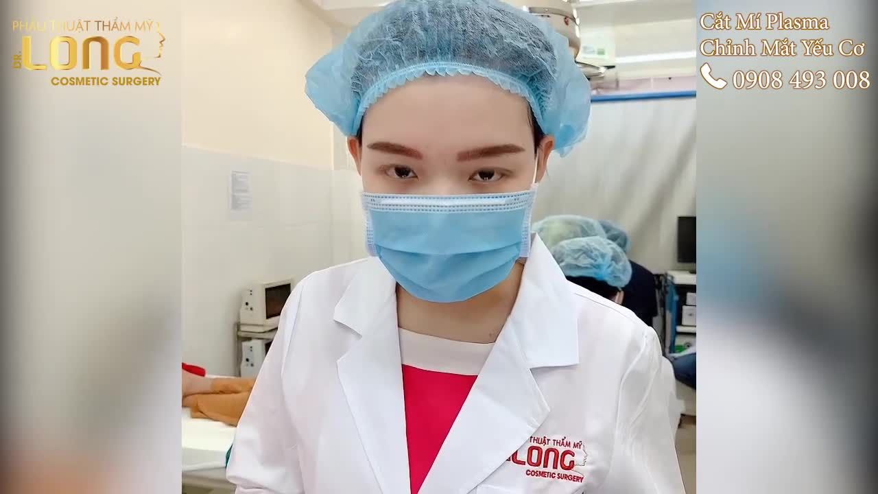 Kết quả của khách hàng sau 30 phút thực hiện cắt mí Plasma