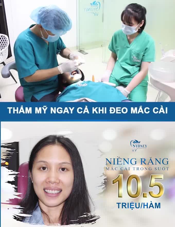 SO SÁNH NIỀNG RĂNG MẮC CÀI VÀ KHÔNG MẮC CÀI