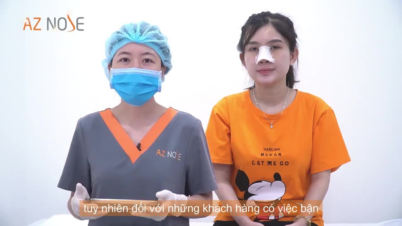 HƯỚNG DẪN THÁO NẸP MŨI TẠI NHÀ