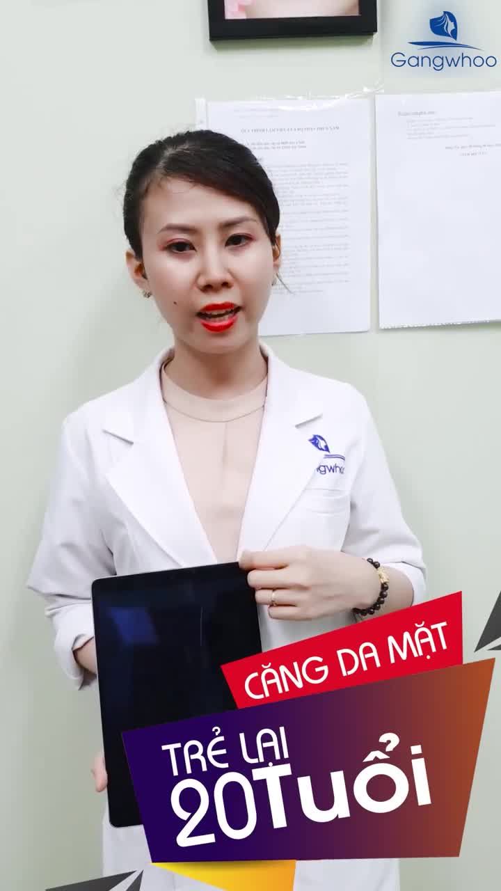 KHÁCH HÀNG U60 BẤT NGỜ VỚI KẾT QUẢ CĂNG DA MẶT SMAS 6D TẠI GANGWHOO