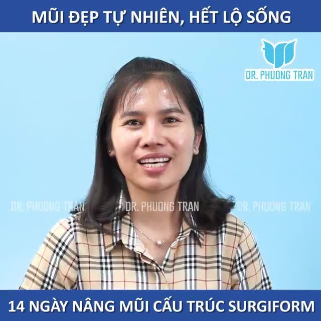 SỬA LẠI MŨI LỆCH, LỘ SỐNG BẰNG PHƯƠNG PHÁP MŨI CẤU TRÚC - KẾT QUẢ SAU 14 NGÀY!