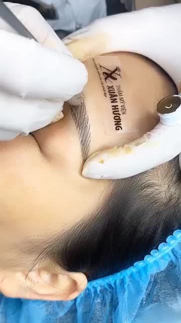 SỢI LÔNG MÀY "ĐẸP HƠN CẢ THẬT" KẾT QUẢ ĐIÊU KHẮC LÔNG MÀY TẠI THẨM MỸ XUÂN HƯƠNG