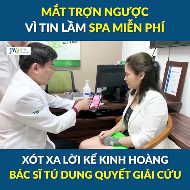 MẮT PHẪU THUẬT HỎNG vì làm ở Spa miễn phí, bác sĩ Tú Dung GIẢI CỨU