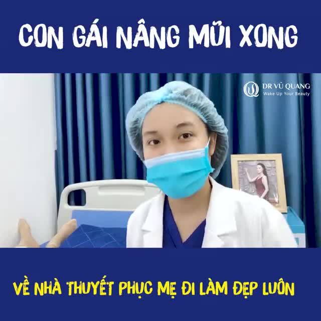 " Con gái mình mới làm mũi ở VQ, về đã khuyến khích mình tới đây đi làm đẹp " Chị Phương Mẹ ruột bạn Linh đến từ Lào Cai chia sẻ!!