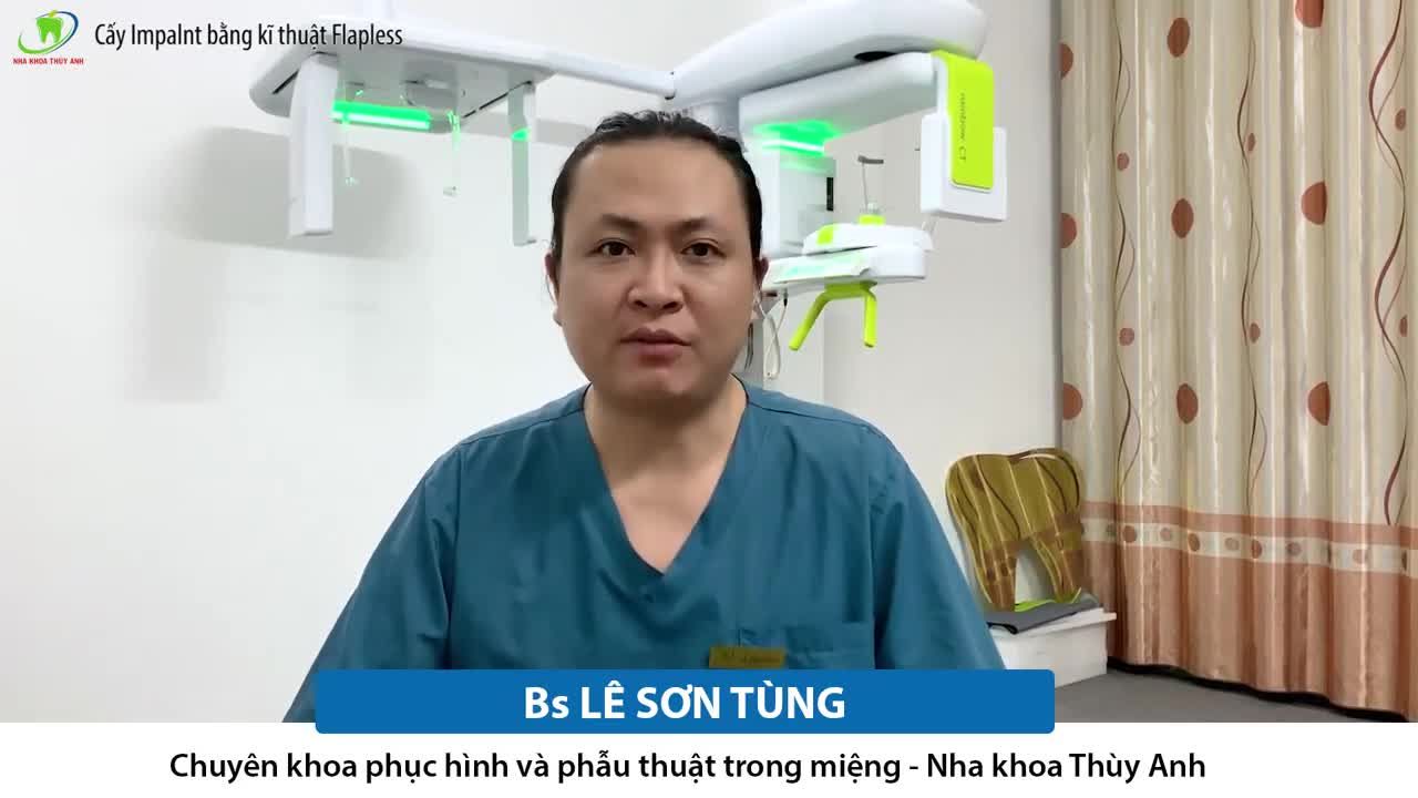 "Em cảm thấy bình thường, không đau" là cảm nhận của bạn nữ khách hàng của chúng tôi ngay trên ghế răng khi vừa trồng răng implant xong.
