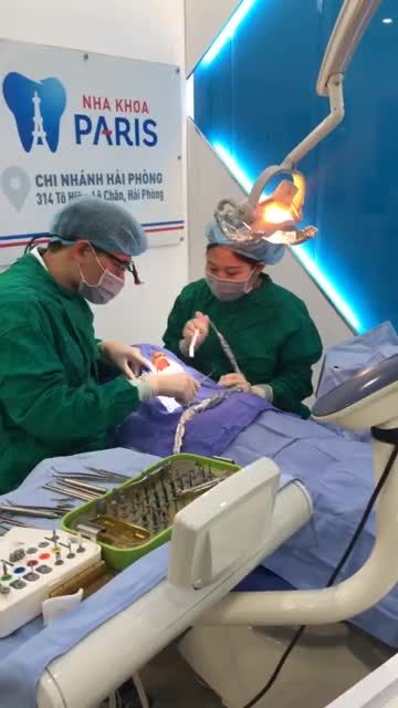 Phẫu thuật implant Hàn Quốc cho khách hàng Nguyễn Thị Thu Hoà tại Paris Hải Phòng