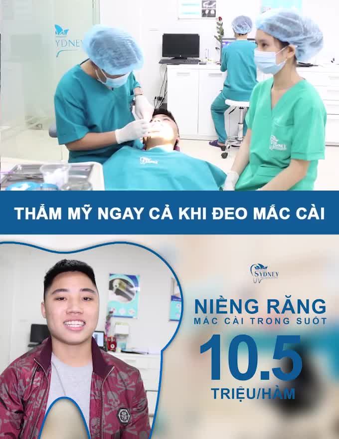 QUY TRÌNH NIỀNG RĂNG TẠI NHA KHOA HÀ NỘI SYDNEY