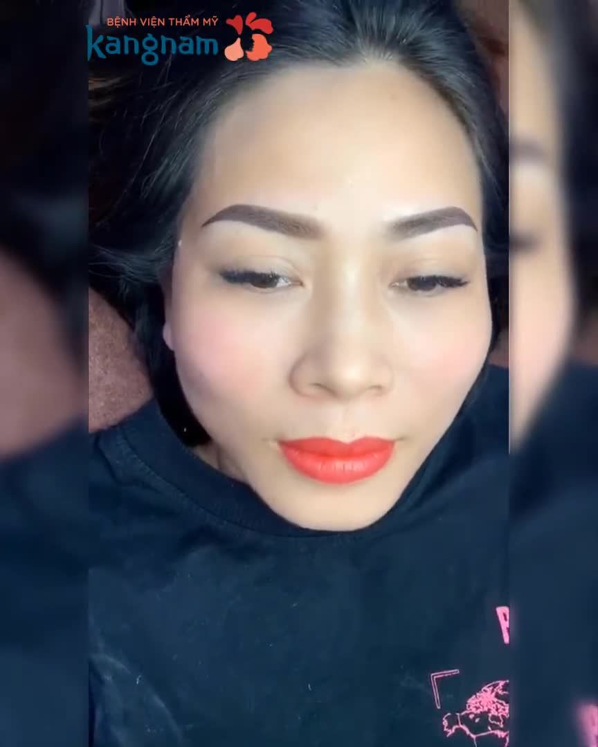 Khuôn mặt nét hơn với chân mày sắc nét chỉ sau 60 phút tại Kangnam!