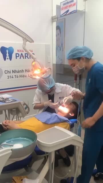 Nhổ răng 8 đồng giá 1 triệu tại nha khoa Paris Hải Phòng