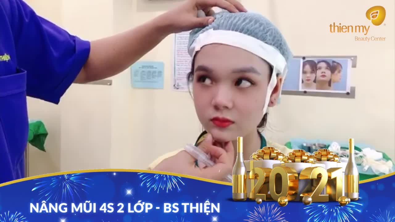 NÂNG MŨI 4S 2 LỚP PHƯƠNG PHÁP ĐỘC QUYỀN TẠI THIỆN MỸ